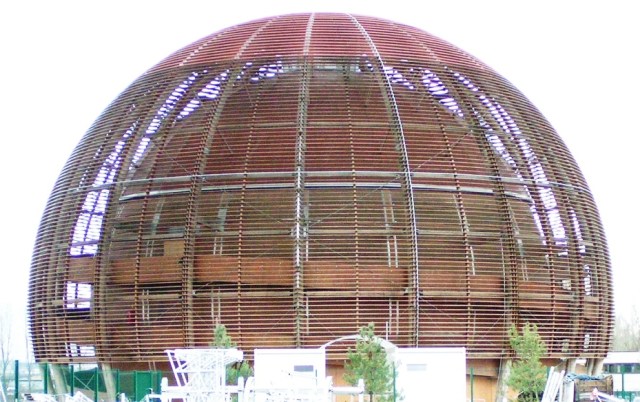 A strange spherical building