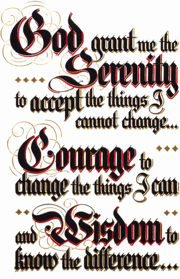 The Serenity Prayer