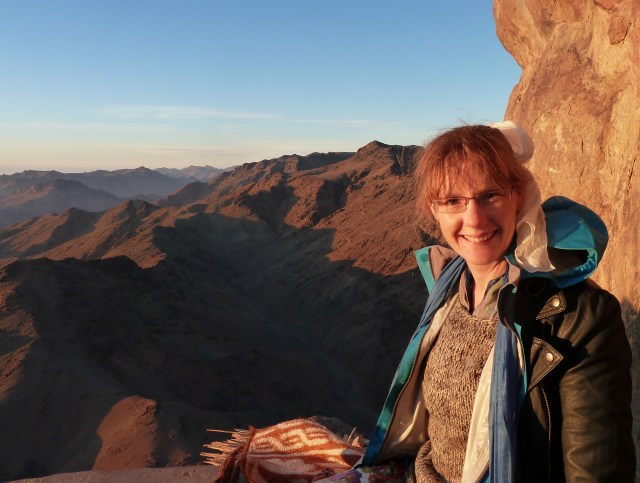 Bathed in the morning sunshine I slowly start to peel off my layers