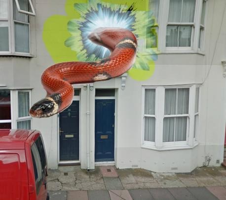 As reported in The Argus, a wormhole has been spotted in Brighton. Twice!