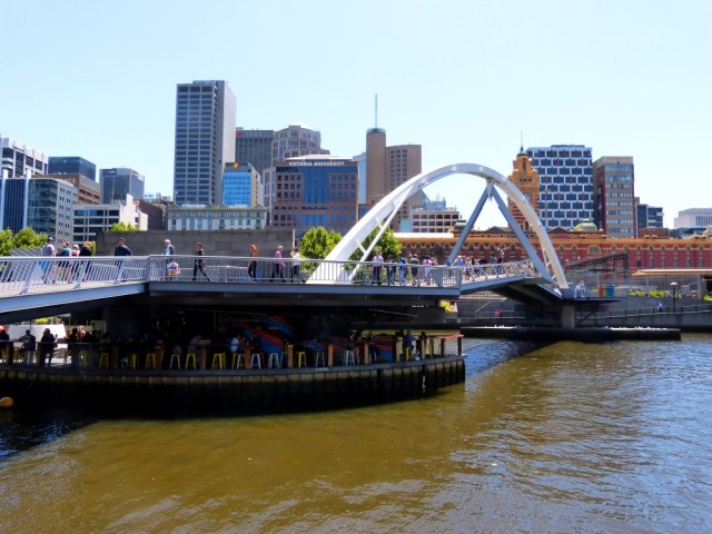 Foot Bridge over the Yarra River