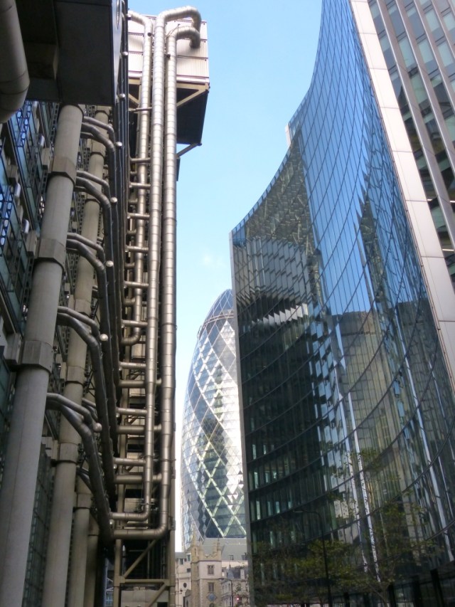 The Llouds Building & the Gherkin